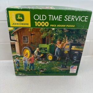 John Deere Old Time Service 1000-Piece Puzzle - Green and Yellow